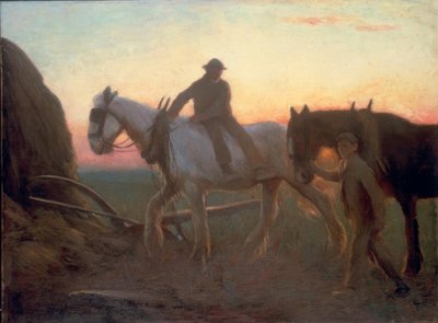 eve doğru by George Clausen