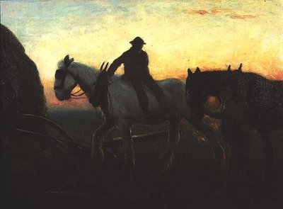 eve doğru by George Clausen