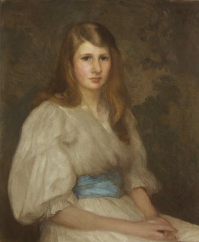 Margaret Hilton Smith'in portresi, 15 yaşında by George Clausen