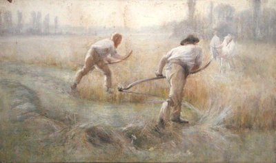 Tırpan (kağıt üzerine sulu boya) by George Clausen