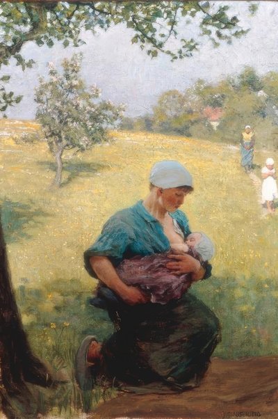 Bahar Zamanı by George Clausen