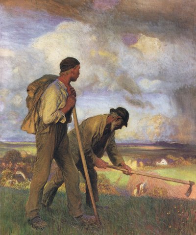 Oğlan ve adam by George Clausen