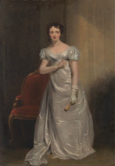 Elizabeth Inchbald'ın "Wives as They Were, and Maids as They Are" filminde Bayan Dorillon rolünde Harriet Smithson by George Clint