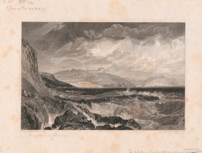 Pendennis Kalesi ve Falmouth Limanı Girişi by George Cooke