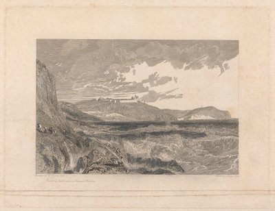 Pendennis Kalesi ve Falmouth Limanı Girişi by George Cooke