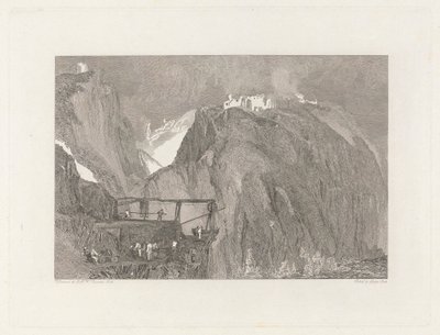 Tintagel Kalesi, Cornwall by George Cooke