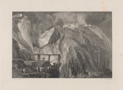 Tintagel Kalesi, Cornwall by George Cooke
