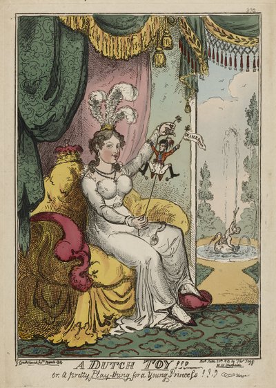 Hollandalı Oyuncak!!! veya, Genç Bir Prenses İçin Güzel Bir Oyun Şeyi!!! Huzza, Mart 1814, 20 Haziran