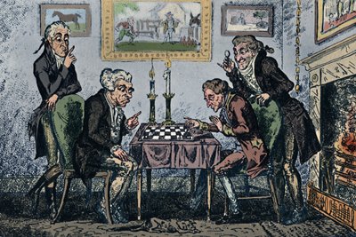 Bir Satranç Oyunu, 1948 by George Cruikshank