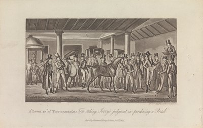 Tattersal's'a bir 'Bakın' by George Cruikshank