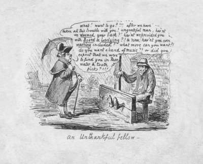 Nankör Bir Arkadaş, 1829 by George Cruikshank
