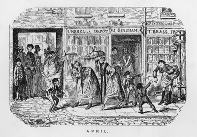 Nisan (gravür) by George Cruikshank