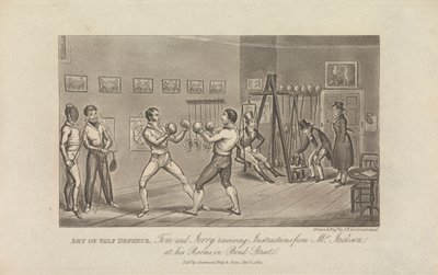 kendini savunma sanatı by George Cruikshank