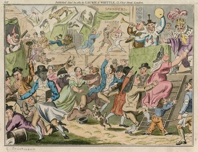 Bartholomew Fuarı, Londra by George Cruikshank