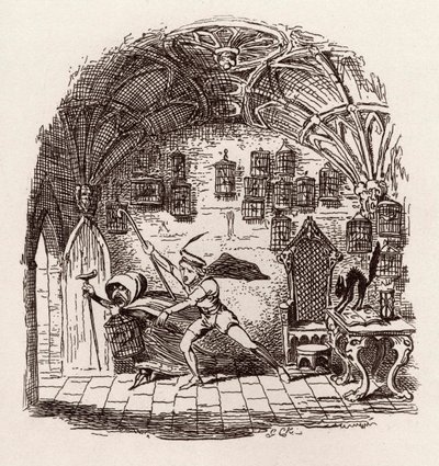 Kardeşler Grimm Çocuk ve by George Cruikshank