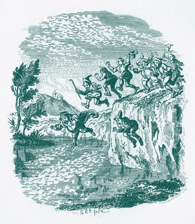Kardeşler Grimm Çocuk ve by George Cruikshank