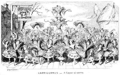 Oğlak - bir Caper-o-corns, 19. yüzyıl. by George Cruikshank