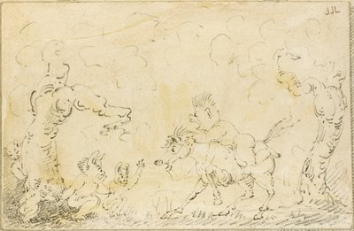 Çizgi Roman Sahnesi II by George Cruikshank