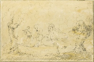 çizgi roman sahnesi ben by George Cruikshank