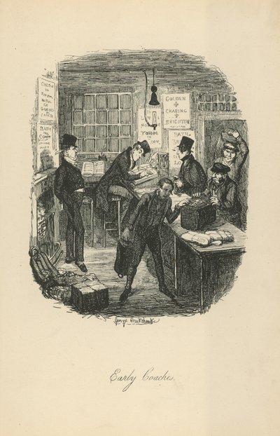 ಆರಂಭಿಕ ತರಬೇತುದಾರರು ಟರ್ಕಿ by George Cruikshank