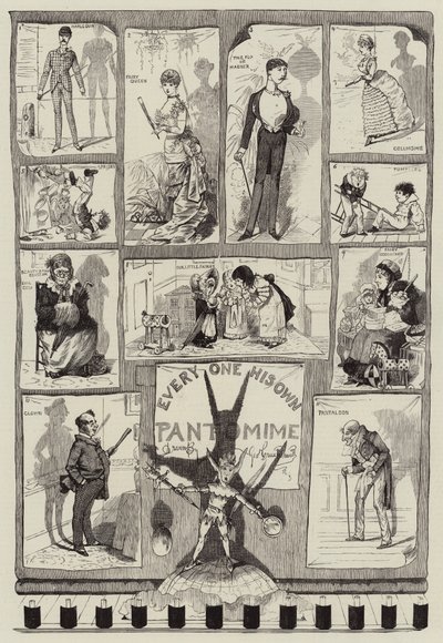 Herkes Kendi Pandomimini by George Cruikshank
