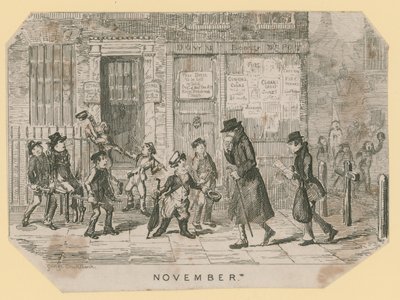 Guy Fawkes Gecesi by George Cruikshank