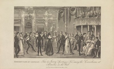 Londra'da En Yüksek Yaşam... by George Cruikshank