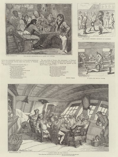 Kraliyet Deniz Sergisinde Esprili Sanat by George Cruikshank