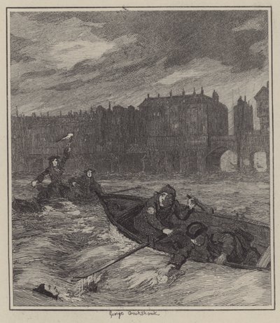 Jack Sheppard için İllüstrasyon by George Cruikshank
