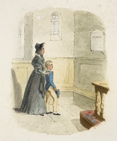 "Oliver Twist" için illüstrasyon by George Cruikshank