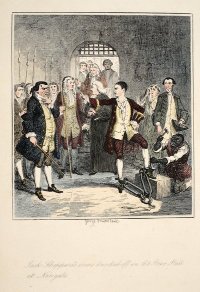 Jack Sheppards ütüleri Newgate