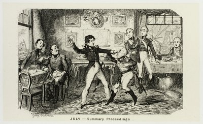 Temmuz - George Cruikshank