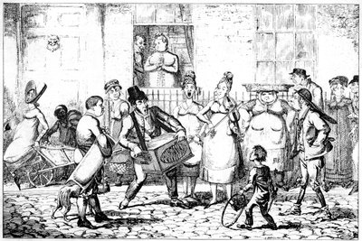 Savoyardlar, 1818. by George Cruikshank