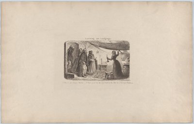 Lojman Arıyor, 1851., 1851. by George Cruikshank