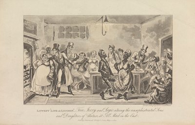 En Düşük 'Londra'da Yaşam'... by George Cruikshank