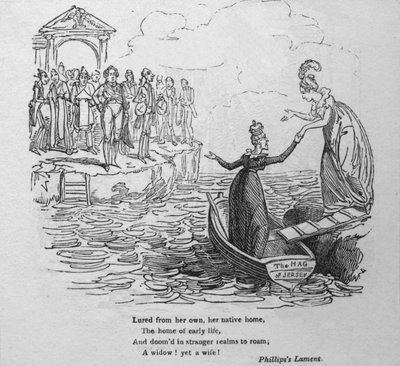 Kendi evinden, yerli evinden..., c1820. by George Cruikshank