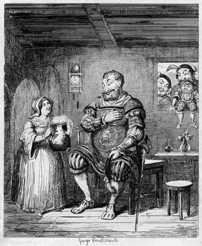 Magogs kur, 1840 by George Cruikshank