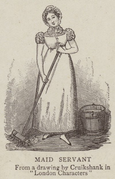 hizmetçi by George Cruikshank