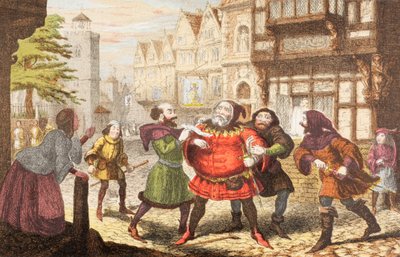 Bayan Quickly, Sir John Falstaff