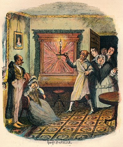 Bayan Tibbs ve Bay Evenson, c1900 by George Cruikshank
