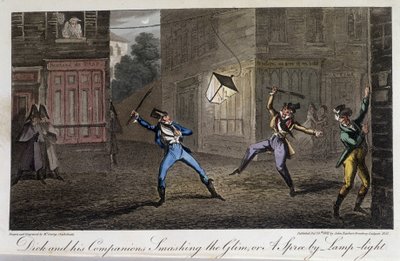 Night Tapage: Hustle and Noise - David Carey, Londra tarafından “” Life in Paris”te by George Cruikshank