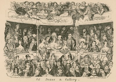 Çukur, kutular ve galeri by George Cruikshank
