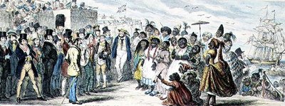 Kadın Göçünün Muhtemel Etkileri elle renkli dağlama by George Cruikshank