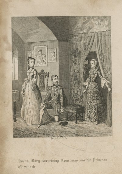 Kraliçe Mary, Courtenay ve Prenses Elizabeth