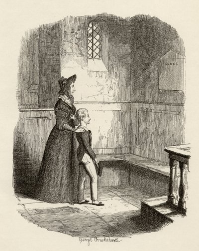 Rose Maylie ve Oliver, Charles Dickens (1812-70) tarafından yazılan 