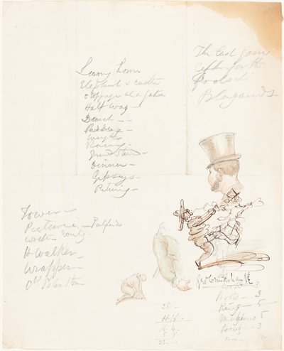 Baş, Kol ve Diz Çökmüş Figür Çizimleri by George Cruikshank