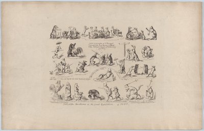 Büyük Serginin Bazı Drolleri, 1851., 1851. by George Cruikshank