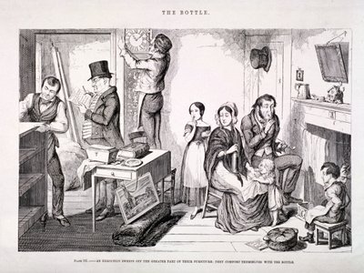 'Şişe', 1847 by George Cruikshank