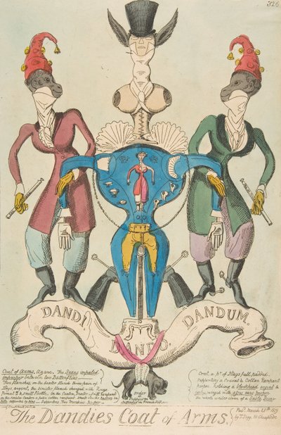 Dandies Arması, 28 Mart 1819., 28 Mart 1819. by George Cruikshank