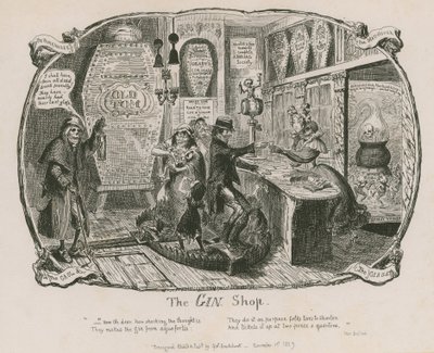 Cin Dükkanı by George Cruikshank